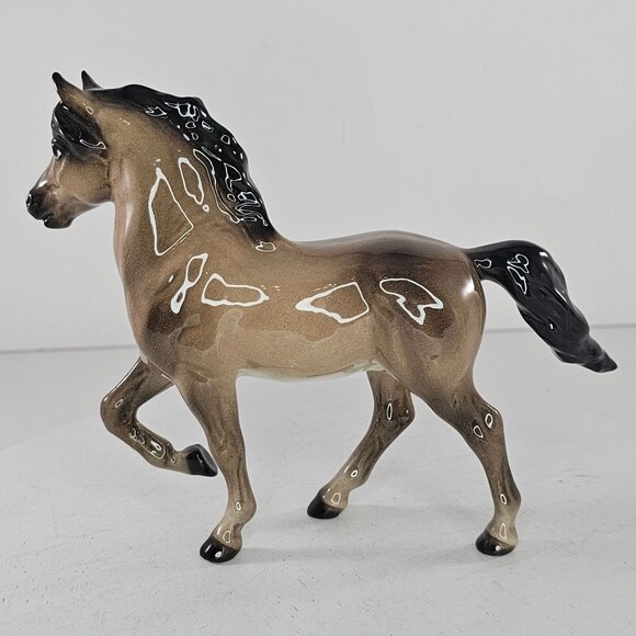 Hagen Renaker DW Morgan Stallion Thunder Figurine Brown Glossy *Repaired* - Picture 5 of 10